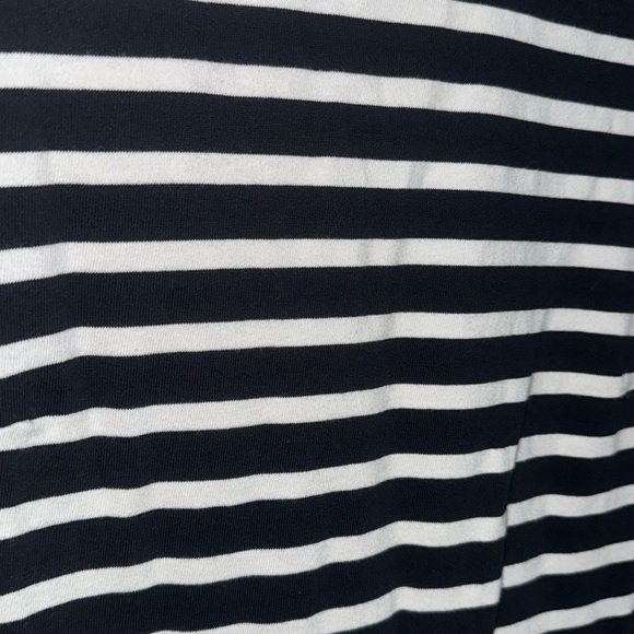 J. crew Black and White Striped Dress Size Small - Picture 2 of 6